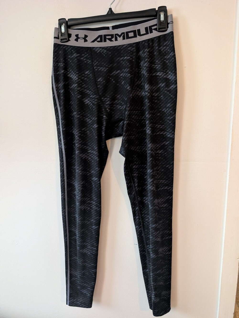 Under Armour Men's Heat Gear Printed Compression Tights - Picture 1 of 2